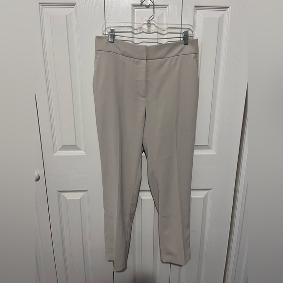 Quince Stretch Crepe Ankle Pant Sand Size 12 - Picture 2 of 4